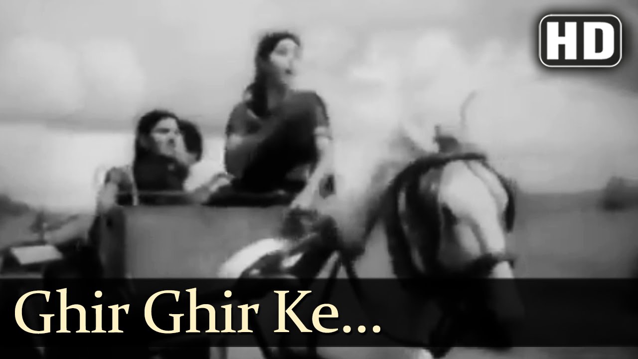 Ghir Ghir Ke Aasamaan Par Lyrics | Bawre Nain | Asha Bhosle, Rajkumari | Roshan