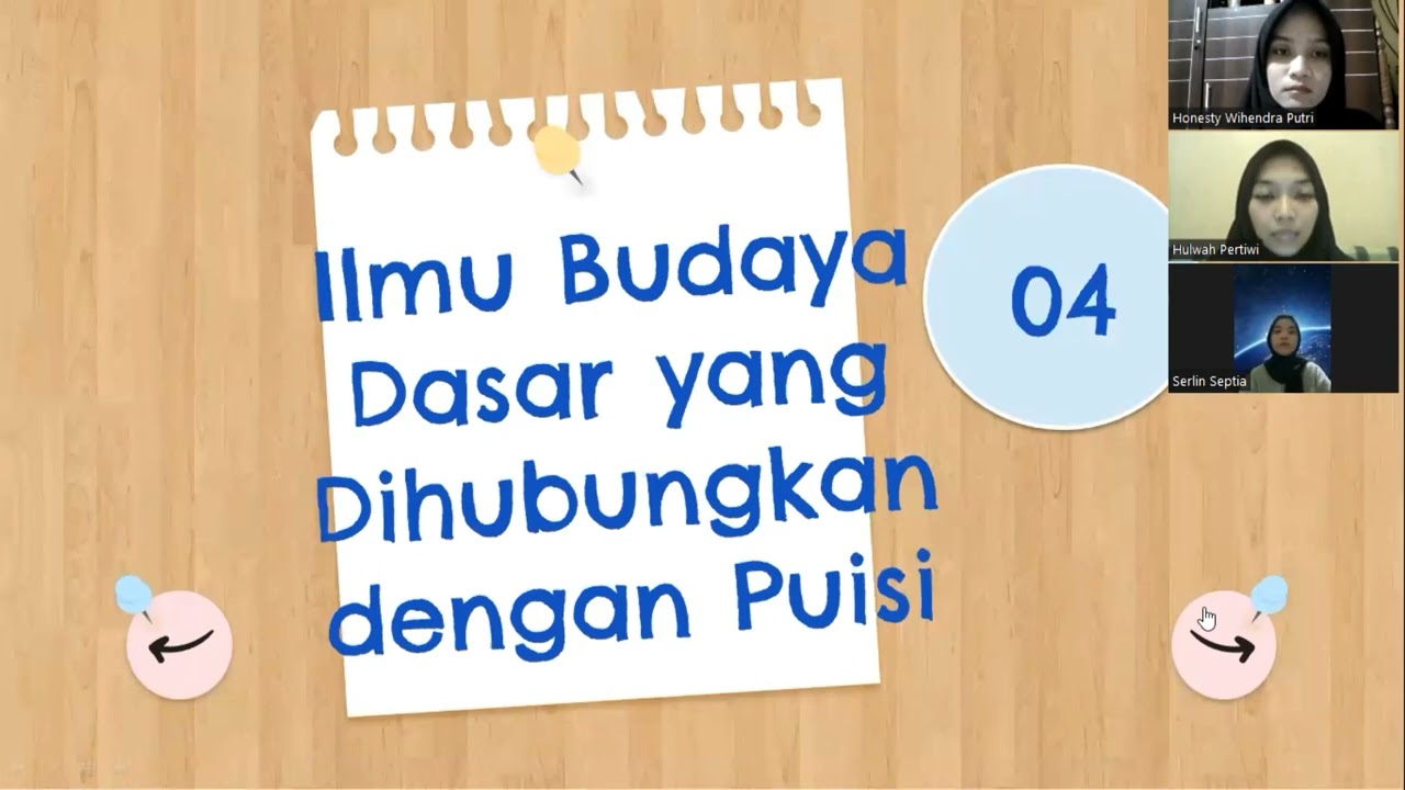 Presentasi Ilmu Budaya Dasar Kelompok 2 : Konsepsi Ilmu Budaya Dasar Dalam Kesusastraan