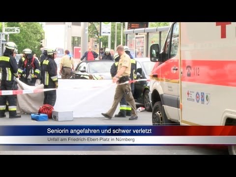 09.05.2014 (N) Seniorin in Nürnberg von Pkw angefahren (Erste Bilder)