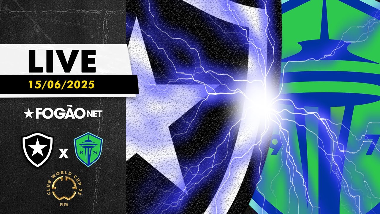 LIVE | Pré-jogo de Botafogo x Seattle Sounders pela 1ª rodada da Copa do Mundo de Clubes