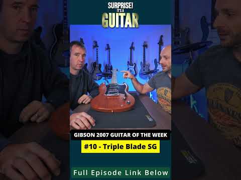 Three single coil pickups - Gibson 2007 Guitar of the Week #10 Triple Blade SG