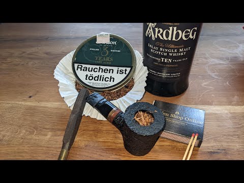 Tabak und Pfeife - Peterson 3 Years cask aged Virginia - Silvestergrüße