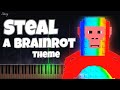 ROBLOX Steal A Brainrot Theme Piano Tutorial Sheet Music