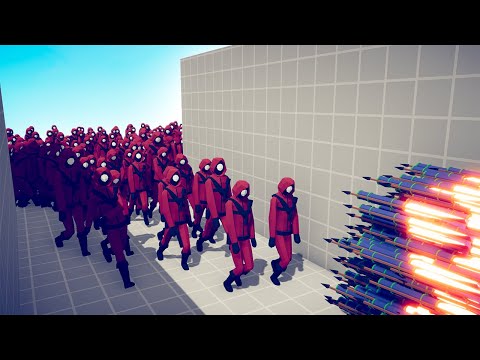 100x SQUID GAME STAFF vs EVERY GOD - TABS | Totally Accurate Battle Simulator 2022