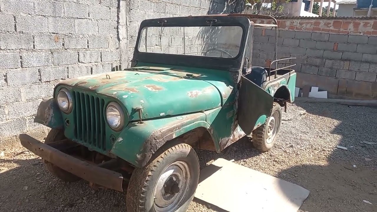 jeep willys 4x4 1957. 30 anos atrasado 👍👍