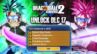 How To Unlock ALL New DLC 17 CAC Skills! - Dragon Ball Xenoverse 2 - LSSJ + Rosé CAC Scythe Gameplay