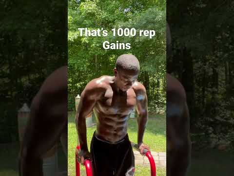 High reps for the gains