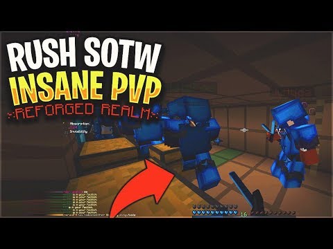 the CRAZIEST RUSH SOTW of all time... (POWER FACTION RAIDABLE) *REFORGED REALM* | Minecraft HCF