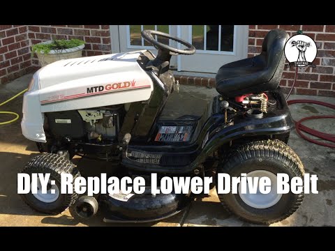 DIY: How to Change the Lower Drive Belt on a MTD Gold, Bolens, Yard Machines, or Toro Riding Mower