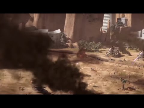 Ima Gun Di & Troopers Alongside Twi'leks Vs Battle Droids [1080p]