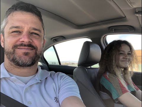 14 year old girl learning to drive!