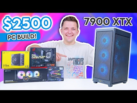 Awesome $2500 Gaming PC Build 2023! 🤩 [ft. RX 7900 XTX & Corsair 2000D]