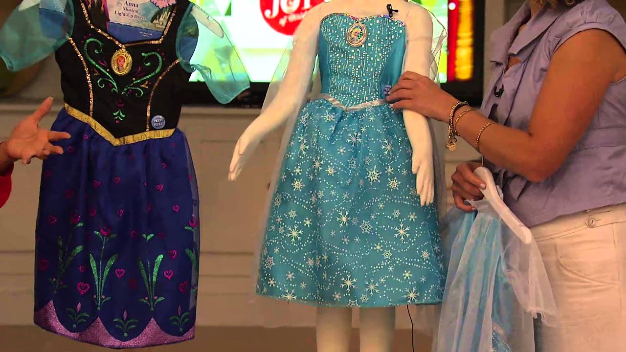 Ships 12/10 Disney's Frozen Elsa Light-up Musical Dress with Jayne Brown