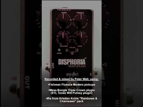 Disphoria (v2) distortion pedal demo