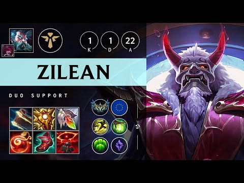 Zilean Support vs Nautilus - EUW Challenger Patch 25.S1.1