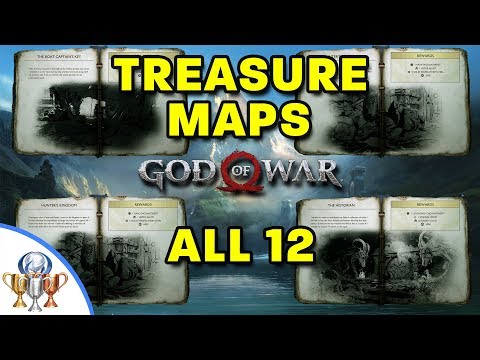 God of War - All 12 Treasure Map Locations and Dig Spots - Treasure Hunter Trophy Guide