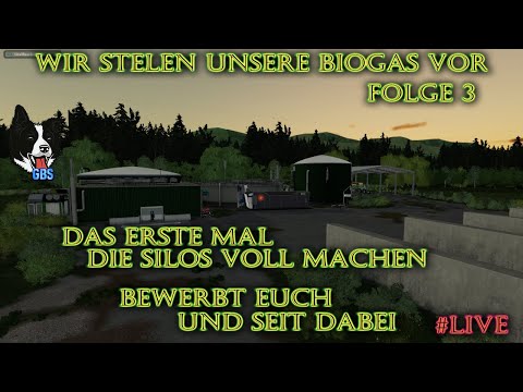 LS19 Maishäckseln für unsere NEUE BIOGASANLAGE + Vorstellung unsere BGA auf der Ungetsheim |🛑LIVE🛑