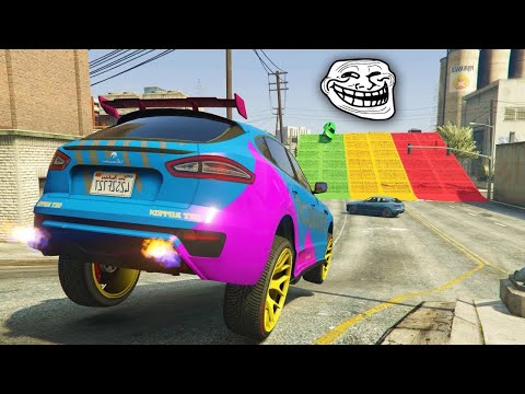 CARRERA TROLL 800.000% IMPOSIBLE! LA LIO MUCHO!! - GTA V ONLINE