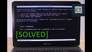 [Solved] Windows Failed to Start A Recent Hardware or Software Change Might Be The Cause