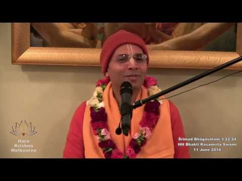 Śrīmad Bhāgavatam 3 22 24   HH Bhakti Rasamrita Swami at ISKCON Melbourne on 11th June 2016