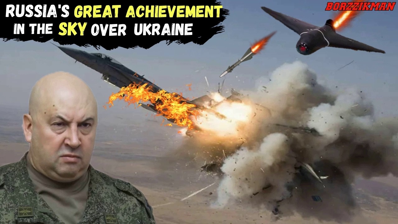 Russian 'GERANIUM' drone for the First Time shot down an F-16 Fighter that Took OFF from POLAND