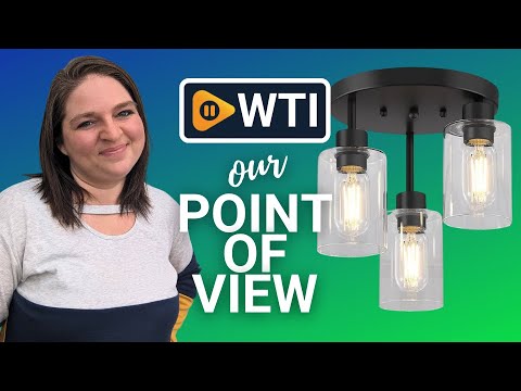 Farmhouse Flush Mount Ceiling Light - WTI product video review