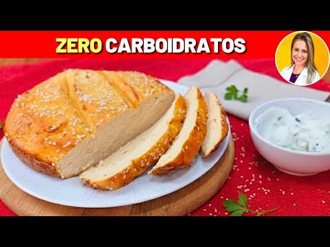 PÃO ZERO CARBOIDRATOS! Pode Congelar! RICO EM PROTEÍNAS, Fácil e Delicioso