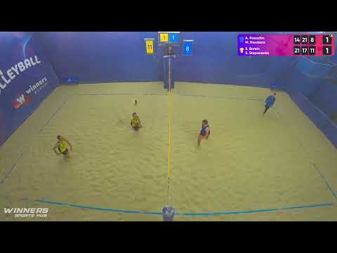 12:50 A. Pasazhin / M. Horobets - S. Borets / S. Stepanenko 08.12.2022 | Winners Beach Volleyball