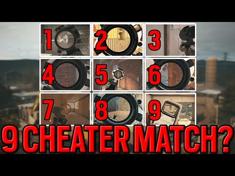 9 CHEATERS IN ONE SIEGE MATCH???