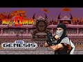 Mortal Kombat II Sega Genesis Smoke Playthrough HD RetroGameUp
