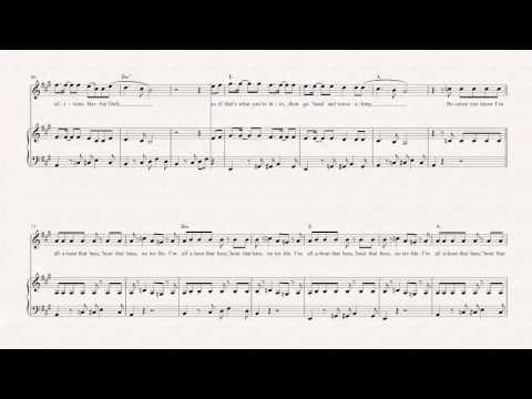 Oboe - All About That Bass - Meghan Trainor Sheet Music, Chords, & Vocals