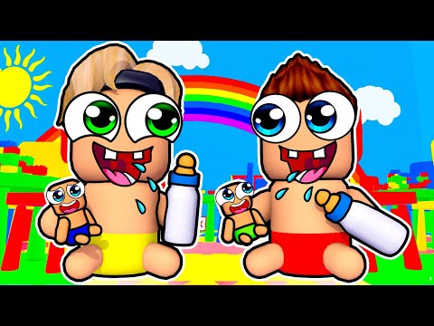 24 STUNDEN als BABY ÜBERLEBEN in Roblox!