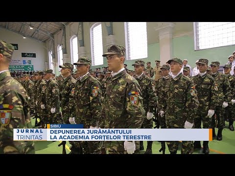 Depunerea jurământului la Academia Forţelor Terestre
