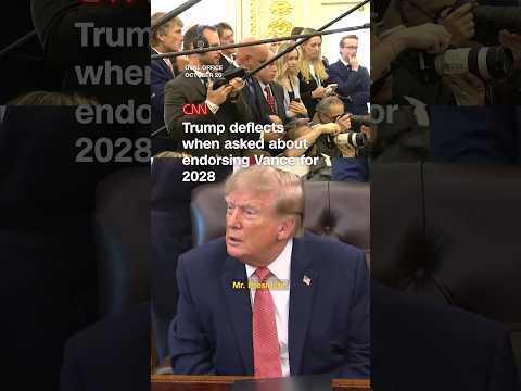 Trump asked about Vance 2028 support