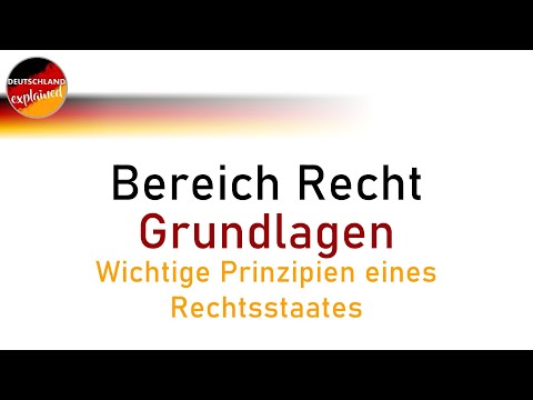 Recht & Wirtschaft für Azubis: 3 Wichtige Prinzipien eines Rechtsstaates #ausbildung #2024