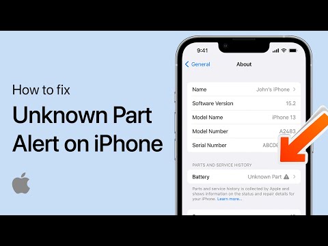 How To Fix “Unknown Part” Alert in iPhone Settings - Tutorial