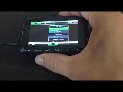 Motorcycle Dash Cam Language Change