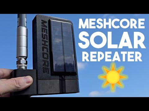 MESHCORE SOLAR REPEATER!