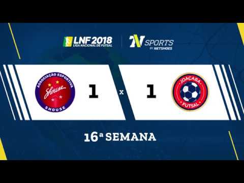 LNF2018 - Shouse 1 x 1 Joaçaba - Gols - 16ª Rodada