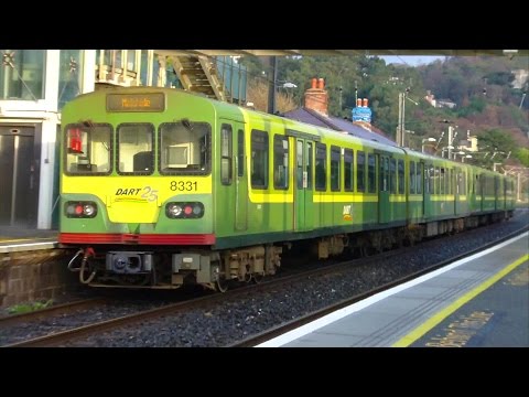 8300 Class Dart Train number 8331 - Killiney Station, Dublin