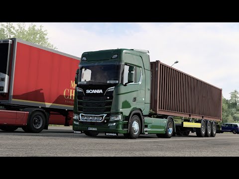 ETS2 1.37 Open Beta Scania S580 Stuttgart - Strasbourg - Paris