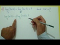 12. Sınıf  Matematik Dersi  Üstel, Logaritmik Denklemler ve Eşitsizlikler logaritma soru çözümü. konu anlatım videosunu izle