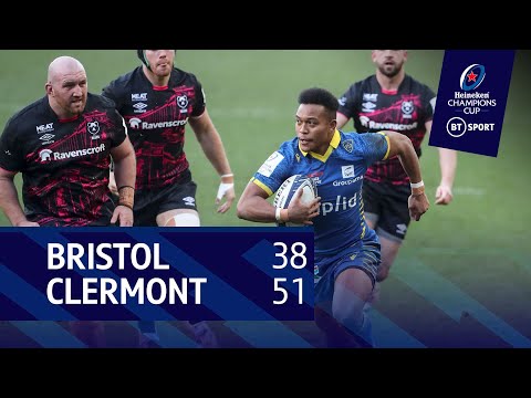 Bristol Bears vs Clermont (38-51) | Heineken Champions Cup Highlights