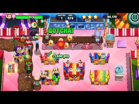 2018 Diner Dash Candy Carnival  level 164