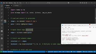 Download the video "Python 3 Sci-kit Library Script to Cartoonify & Draw Pencil Sketch of Image File Using NumPy"