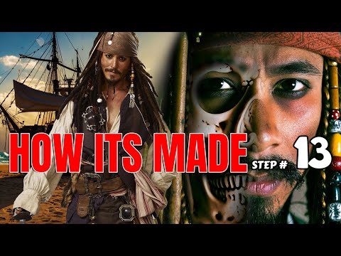 How to Make a Jack Sparrow Costume || STEP by STEP TUTORIAL Part 13