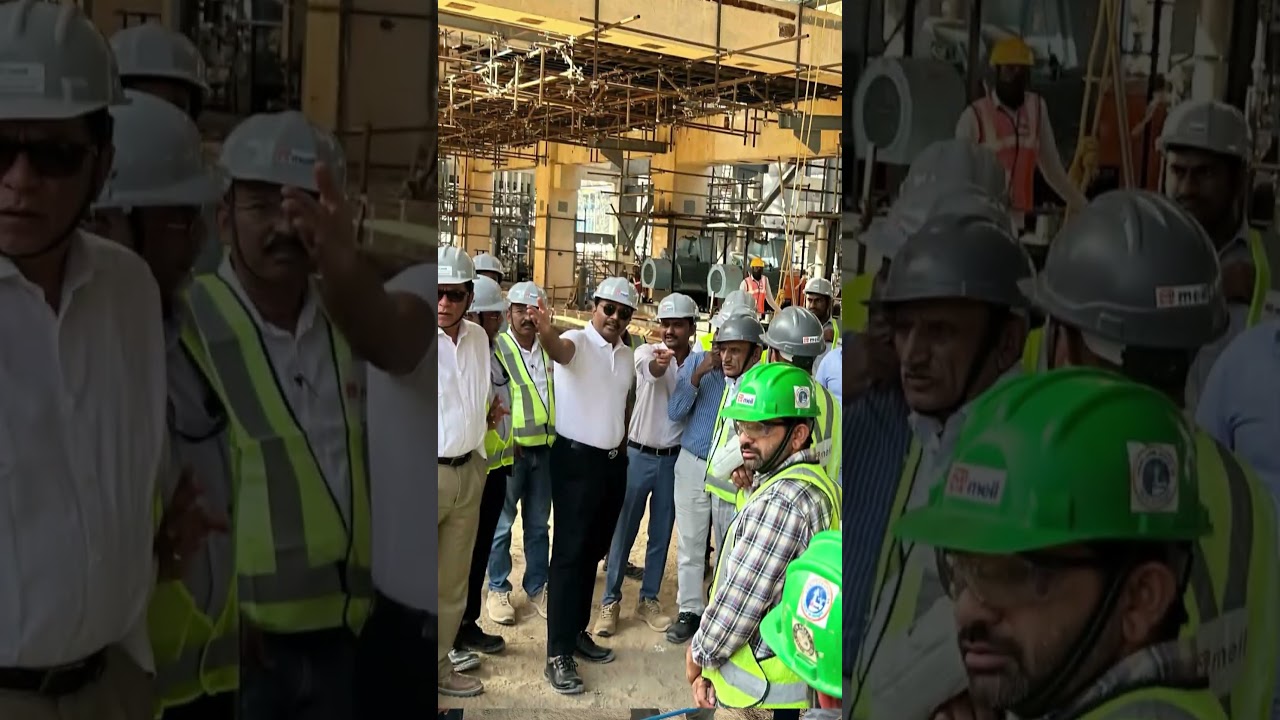 MEIL MD Visits Barmer Refinery | Megha Engineering