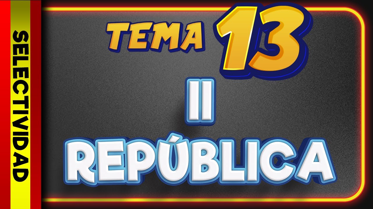 🇪🇸 La II República [1931-1936] 🌐 HISTORIA de ESPAÑA