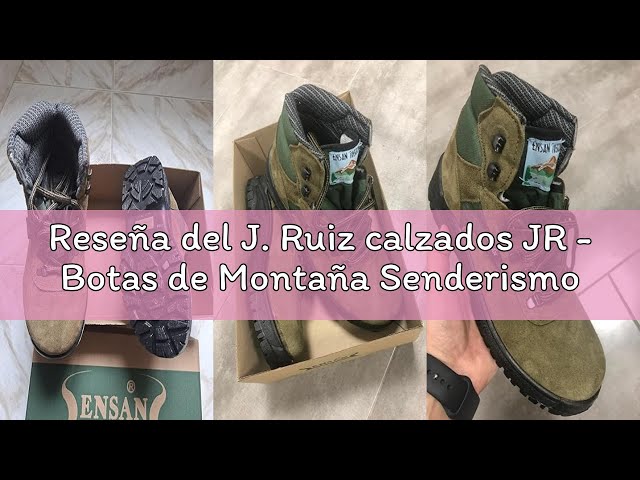 Vídeo relacionado con J. Ruiz calzados JR Botas de Senderismo Hombre (Verde, Sistema tallas calzado EU, Adulto, Hombre, Números, mediano, 40)