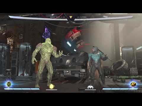 Injustice 2 Swamp Thing B223 Meterless Combos